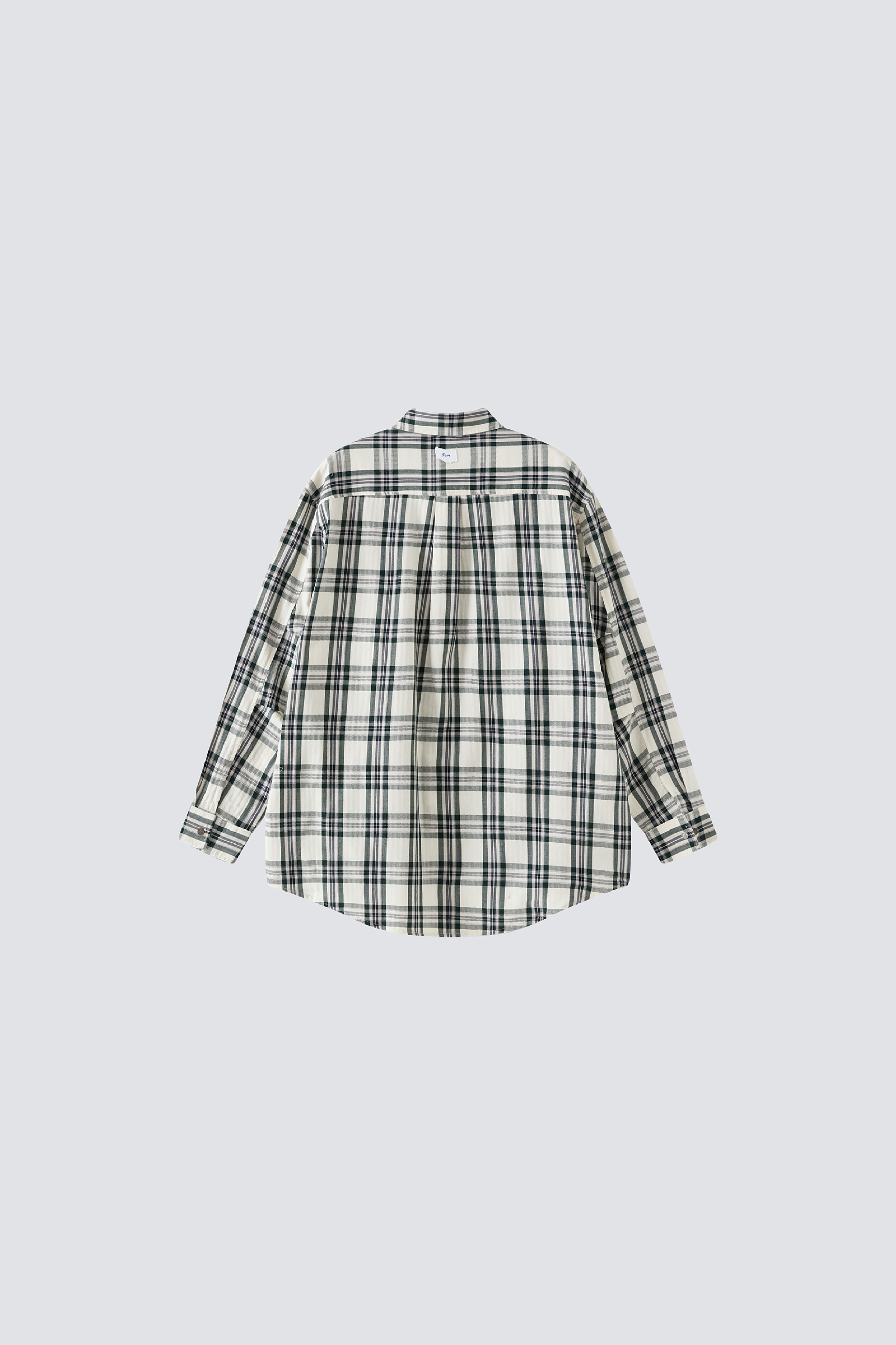Double Pockets Plaid Shirt｜Black & White｜Hong Kong Original Design