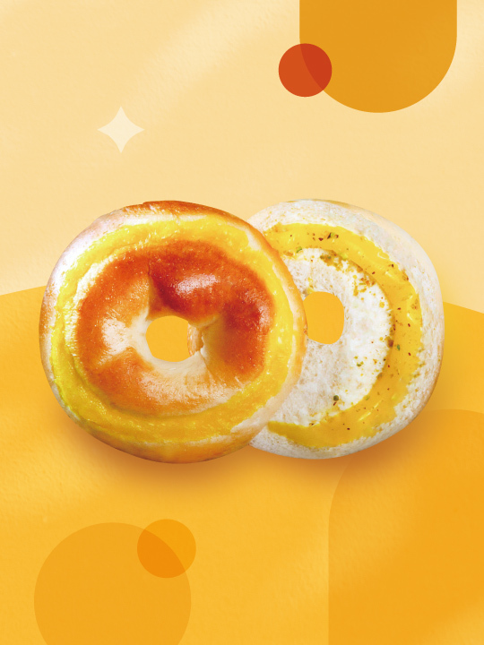 檸檬乳酪貝果(冷凍)-2入組