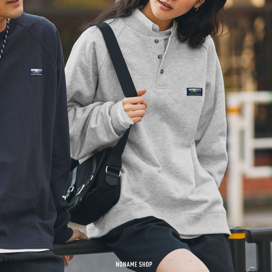 THE CRAFT CREW PRODUCTS 美國棉 寬鬆 大廓形 亨利 長袖 六色 (男款)