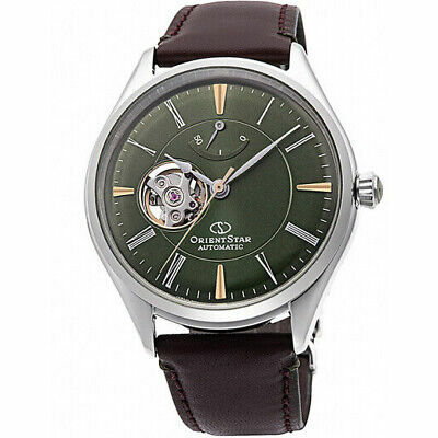 東方之星 Orient Star Classic Semi Skeleton RK-AT0202E 綠色錶盤半鏤空自動機械手錶