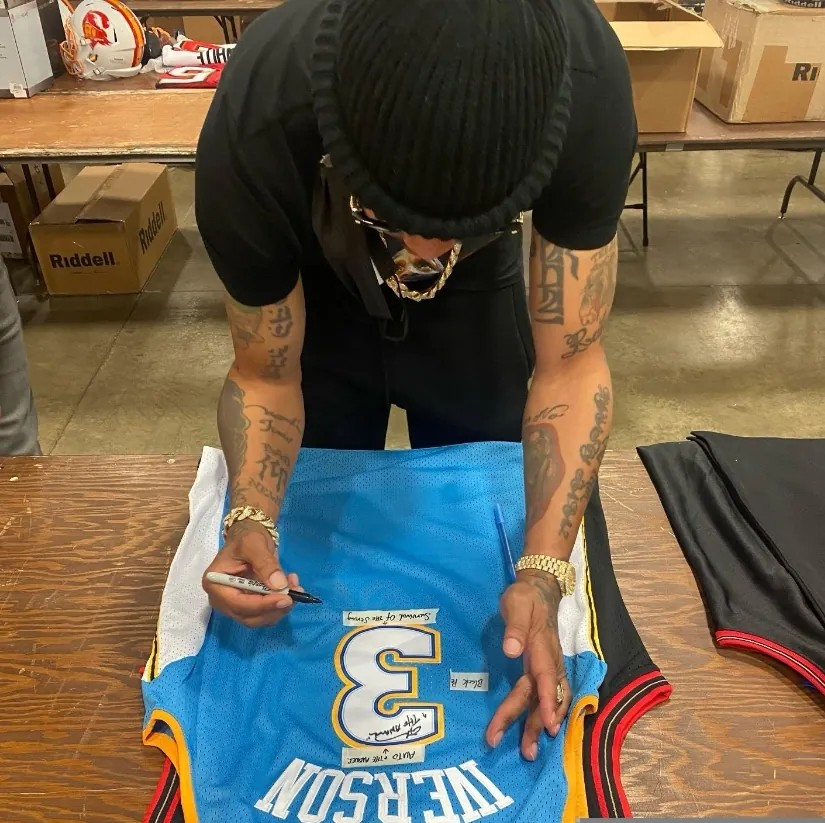 (已截單）戰神Allen Iverson 6月簽名會可以To your name 或自行定制祝福語！