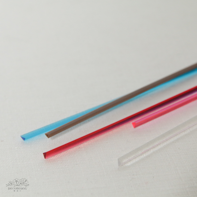 資材 三角壓克力條 5色