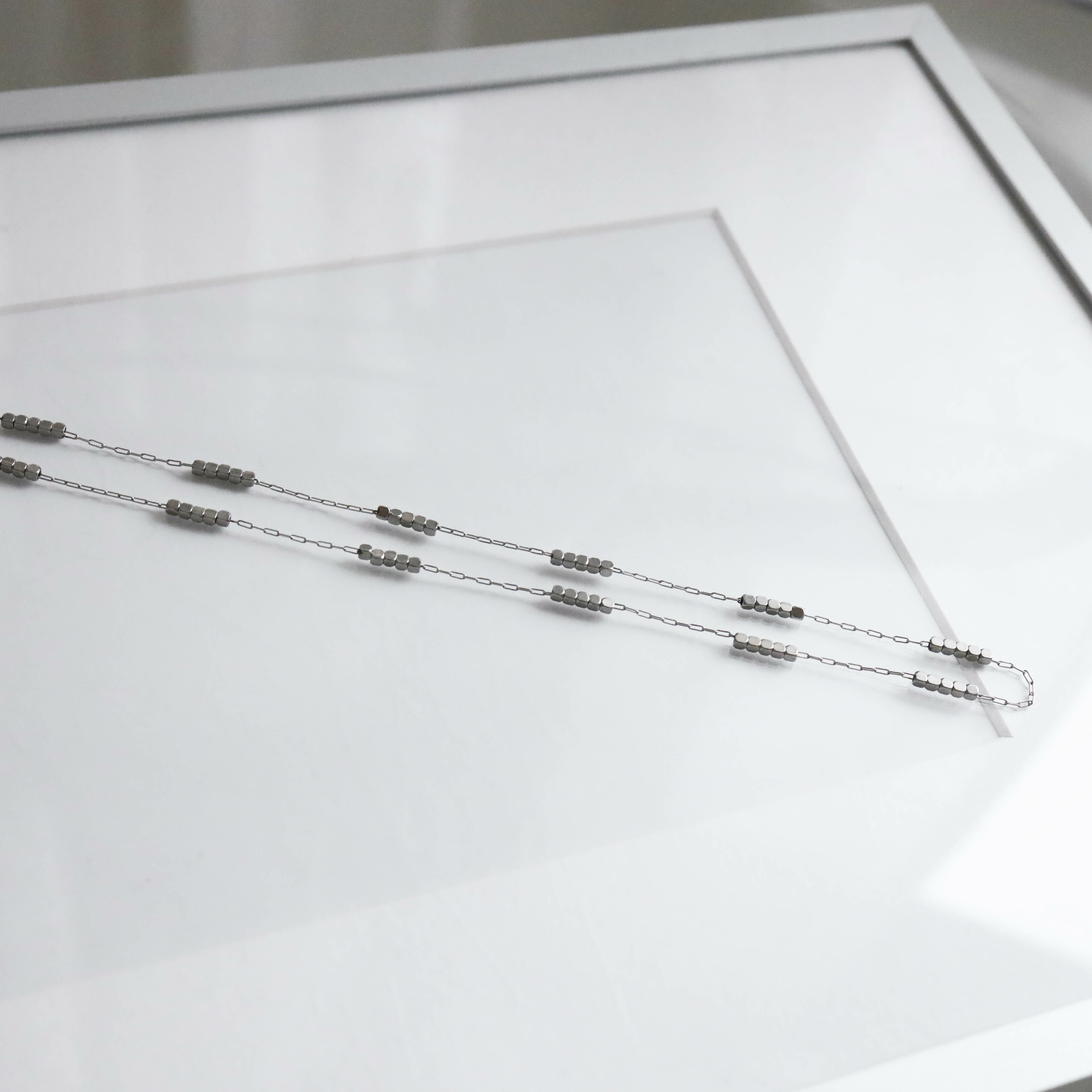 不怕水小石子串項鍊