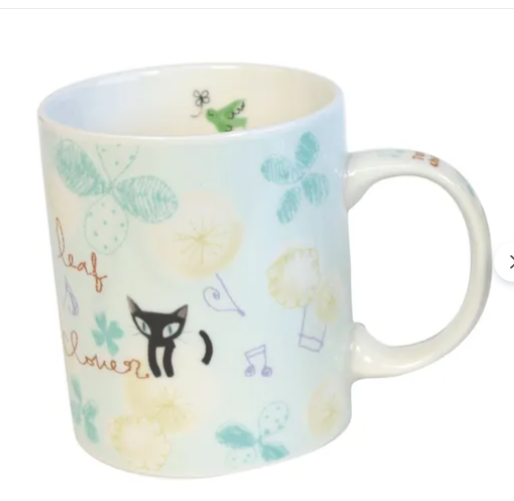 日式音樂貓貓瓦杯 (非日本製)