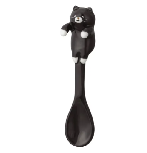 日式貓貓邊緣湯匙 (非日本製)