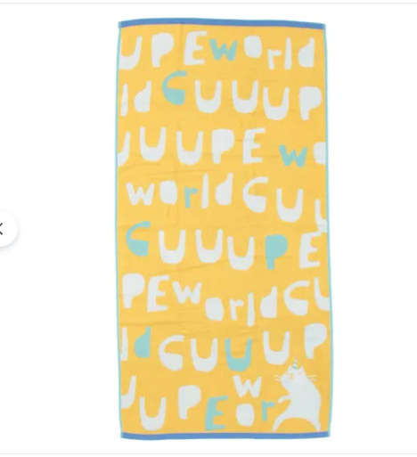 日式動物朋友大浴巾60x120 (非日本製)