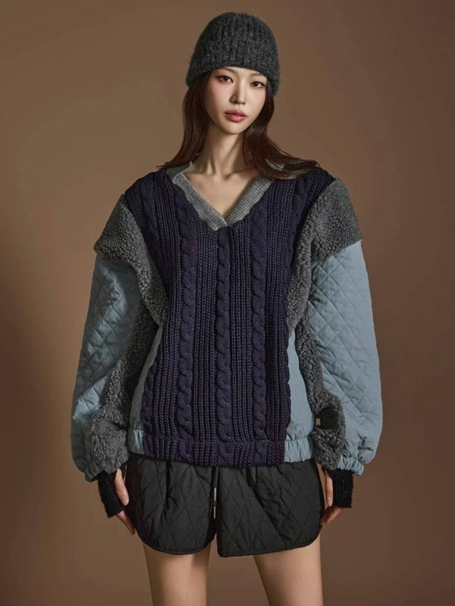 一眼中意不易撞款日系衣/2色均碼/灰