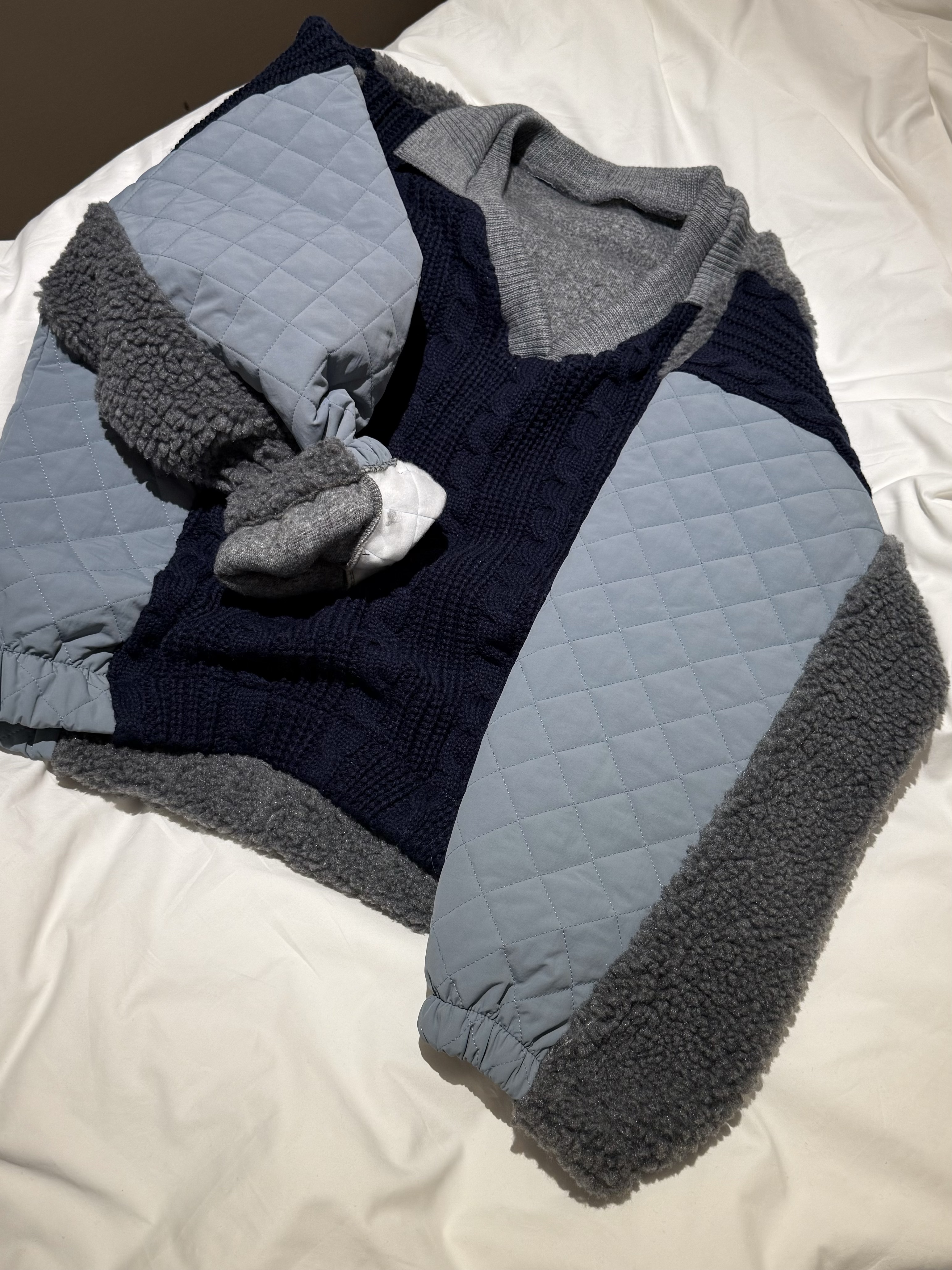 一眼中意不易撞款日系衣/2色均碼/灰