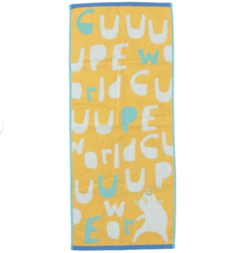 日式動物朋友長毛巾34x80 (非日本製)