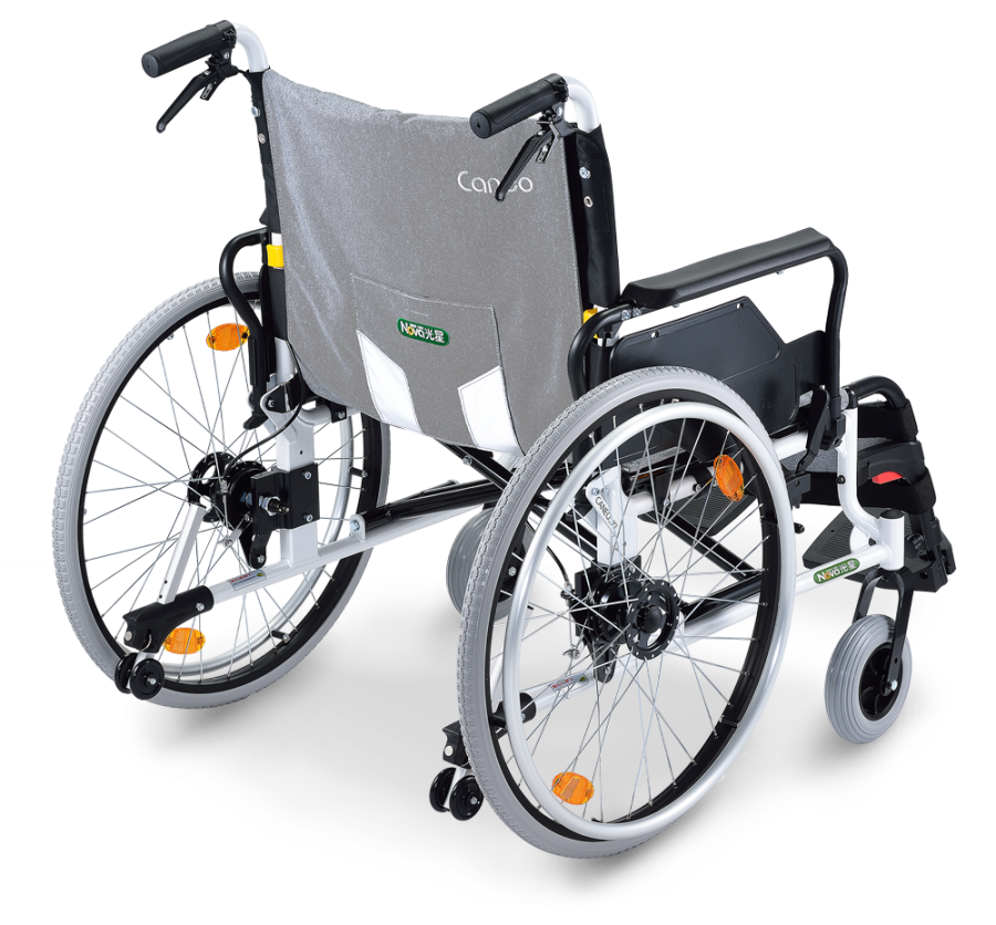 【光星NOVA】 手動輪椅 Caneo XL 高荷重型 介護鼓剎