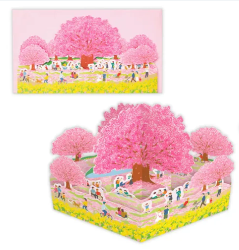 日式立體櫻花卡 (非日本製)