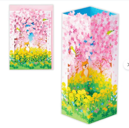 日式立體櫻花卡 (非日本製)