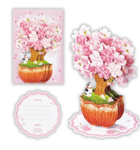 日式立體櫻花卡 (非日本製)