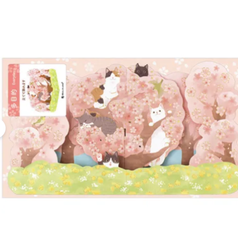 日式柴犬櫻花卡 (日本製)