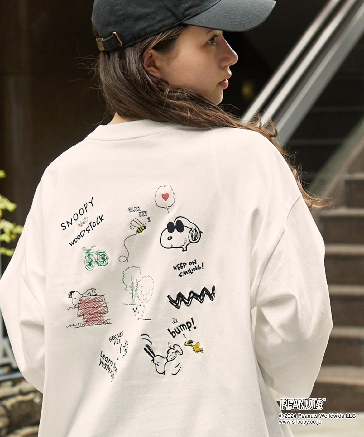 iSNEAKERS｜MONO-MART PEANUTS SNOOPY 訂製史努比 復古印花 薄長袖上衣