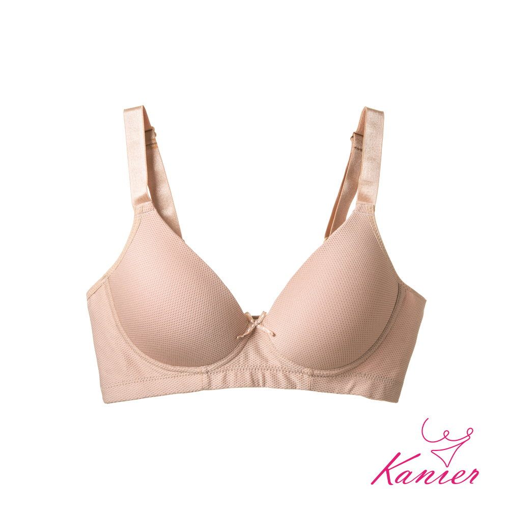 【Kanier卡妮兒】深度輕呼吸透氣無鋼圈內衣【5005 膚色 -B / C / D罩杯】