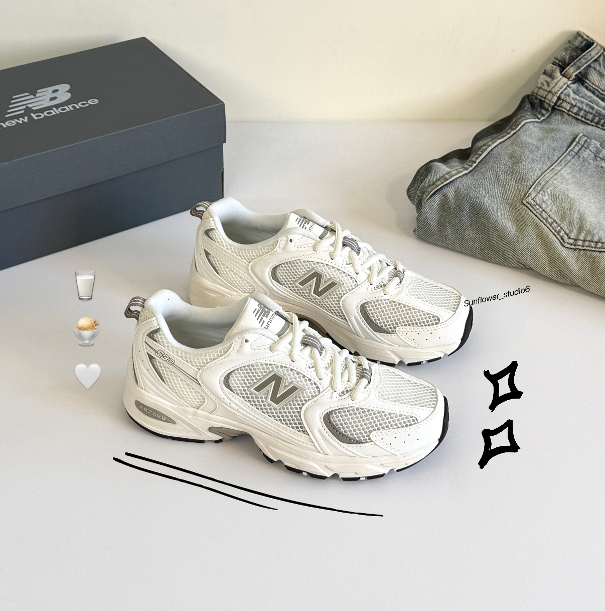 New Balance NB 530 牛奶雪糕 奶白色 奶灰色 復古 慢跑鞋 休閒鞋 U530CSB/預購