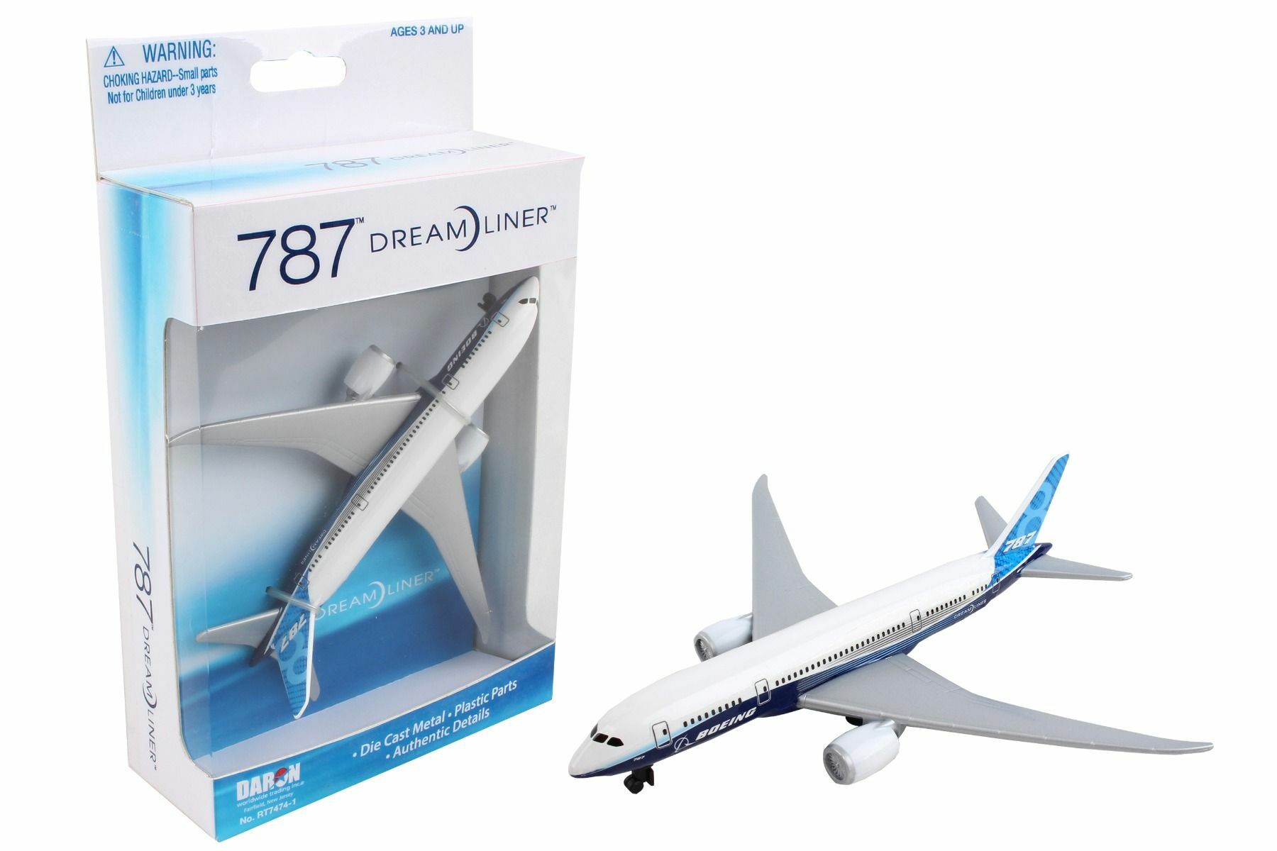 波音787 原廠塗裝單架玩具飛機