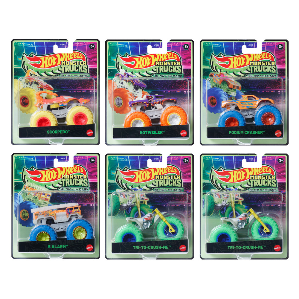 風火輪大腳車1:64賽博龐克系列 原箱5+1入(A箱號)