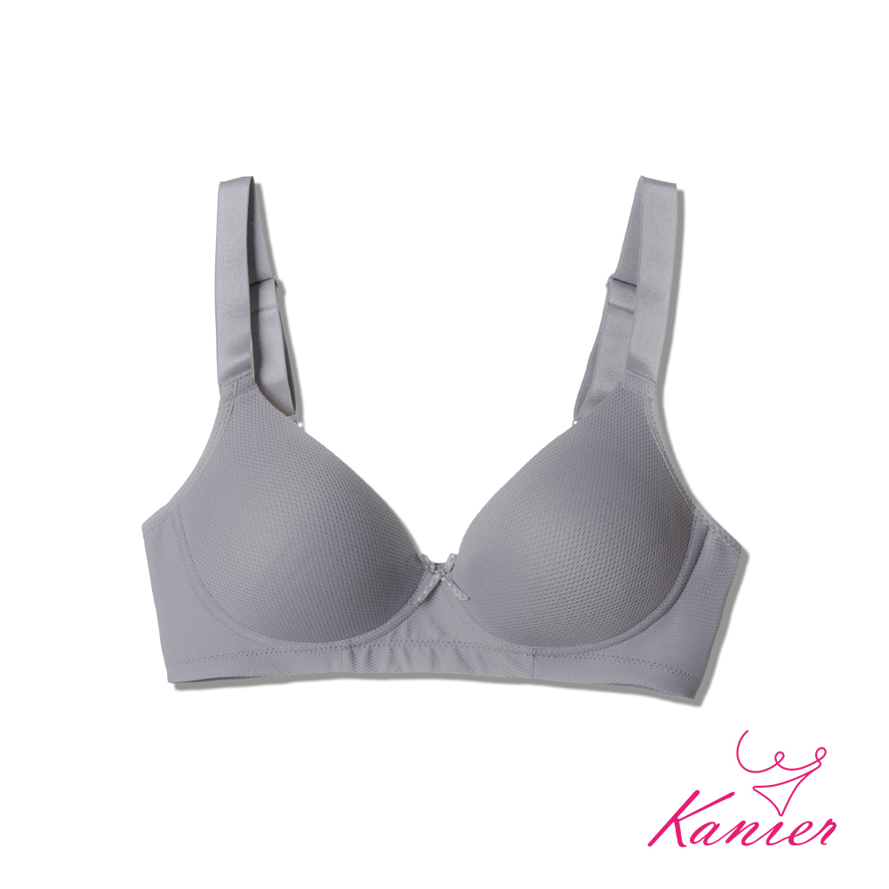 【Kanier卡妮兒】深度輕呼吸透氣無鋼圈內衣【5005 灰色 -B / C / D罩杯】