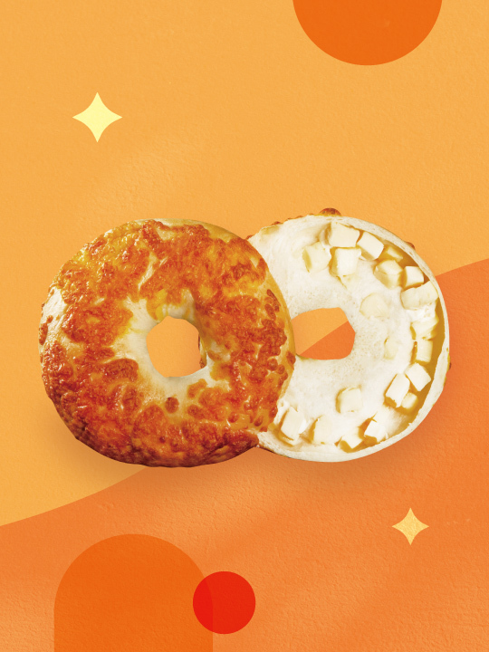 高達起士貝果(冷凍)-2入組