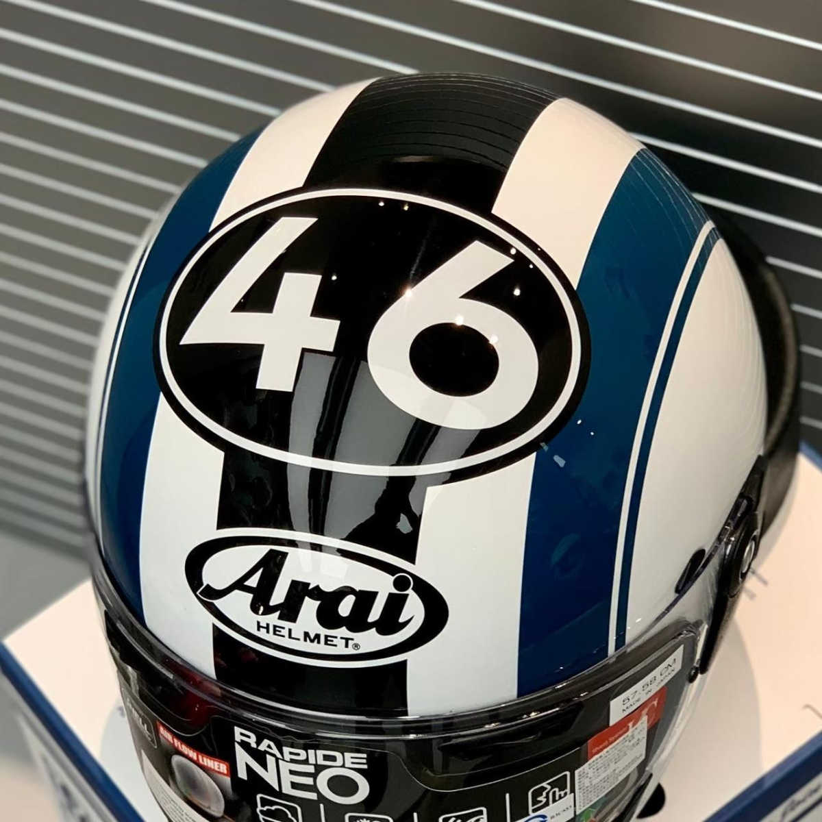Arai】RAPIDE-NEO 46works 彩繪全罩安全帽/復古全罩安全帽