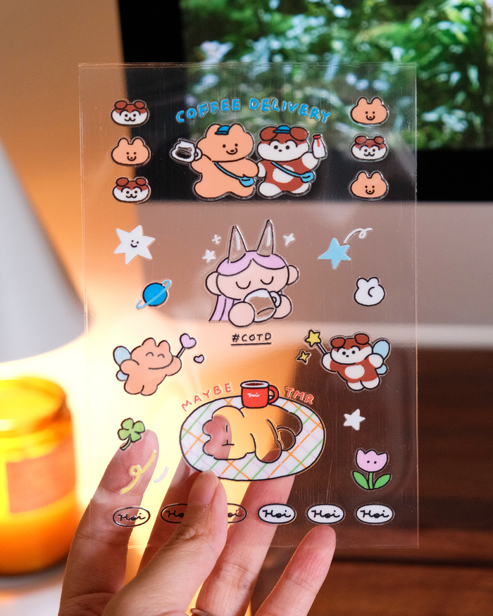 Hoi ホーイ｜轉印貼紙｜coffee first