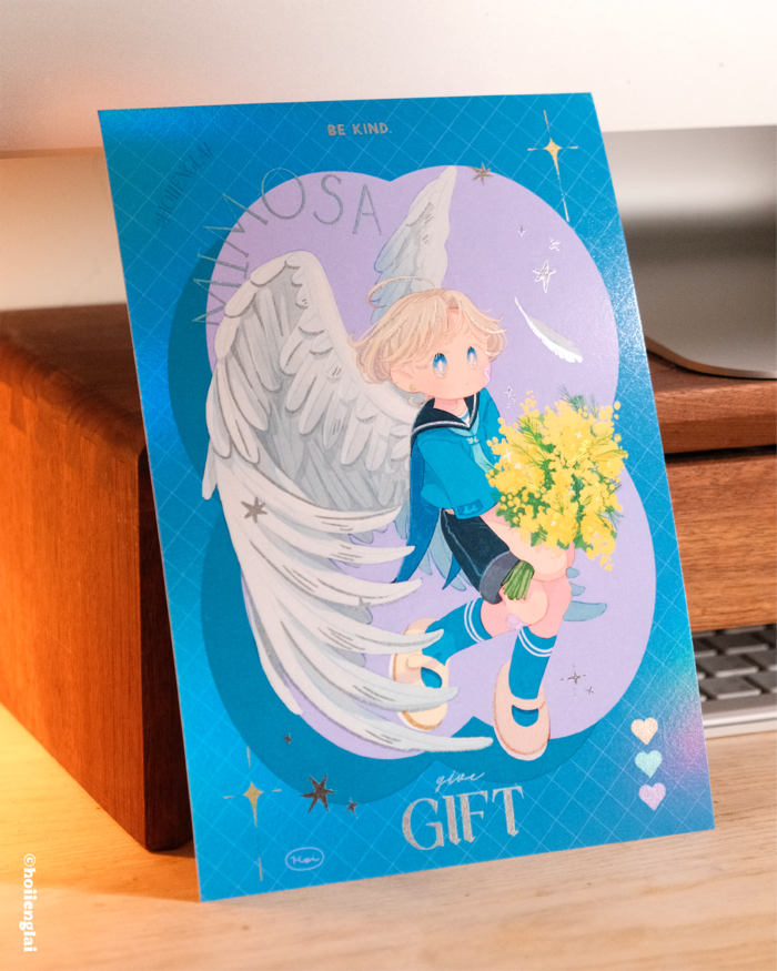 Hoi ホーイ｜絕版｜閃亮小海報｜Gift 天使