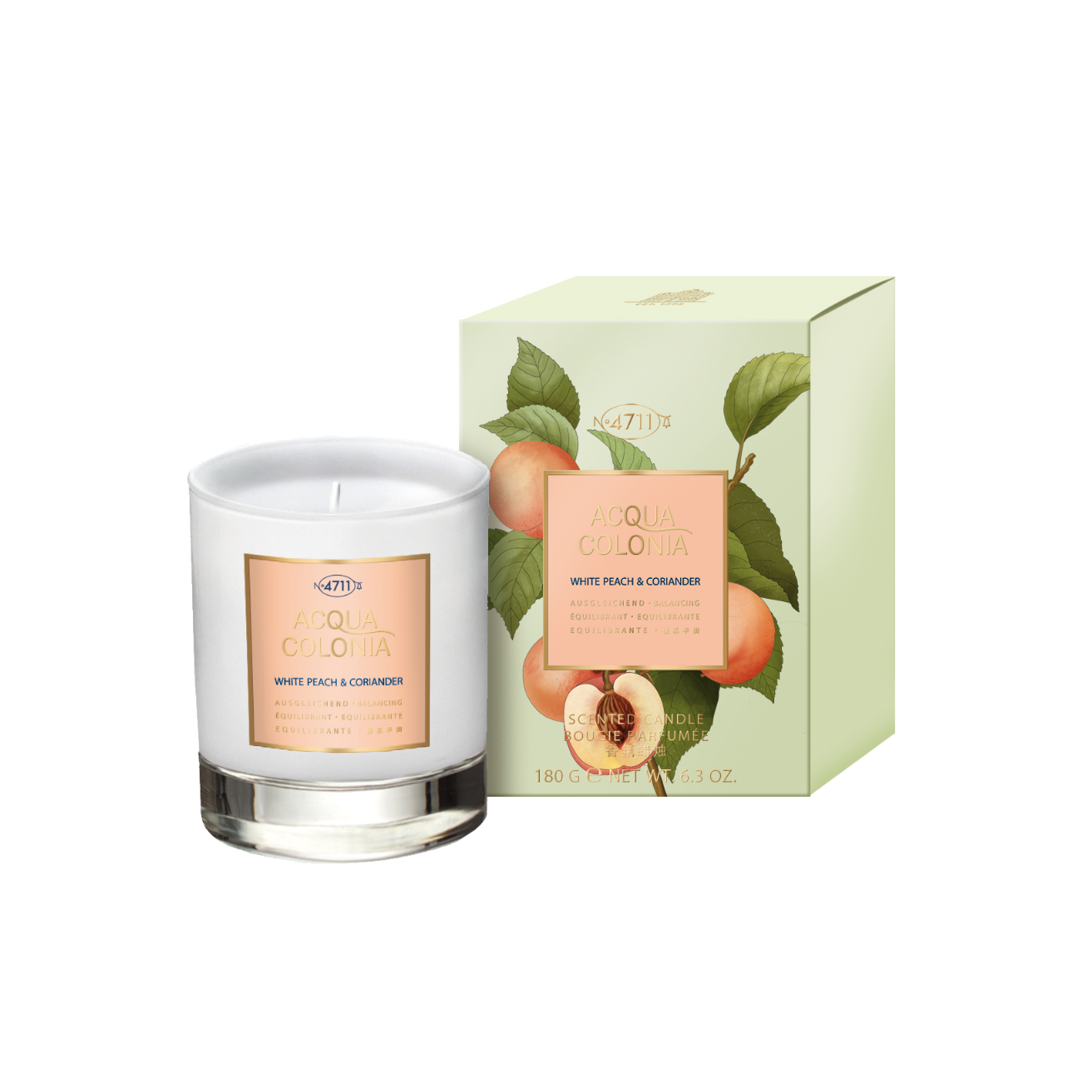 4711 Acqua Colonia 白桃及芫荽香薰蠟燭