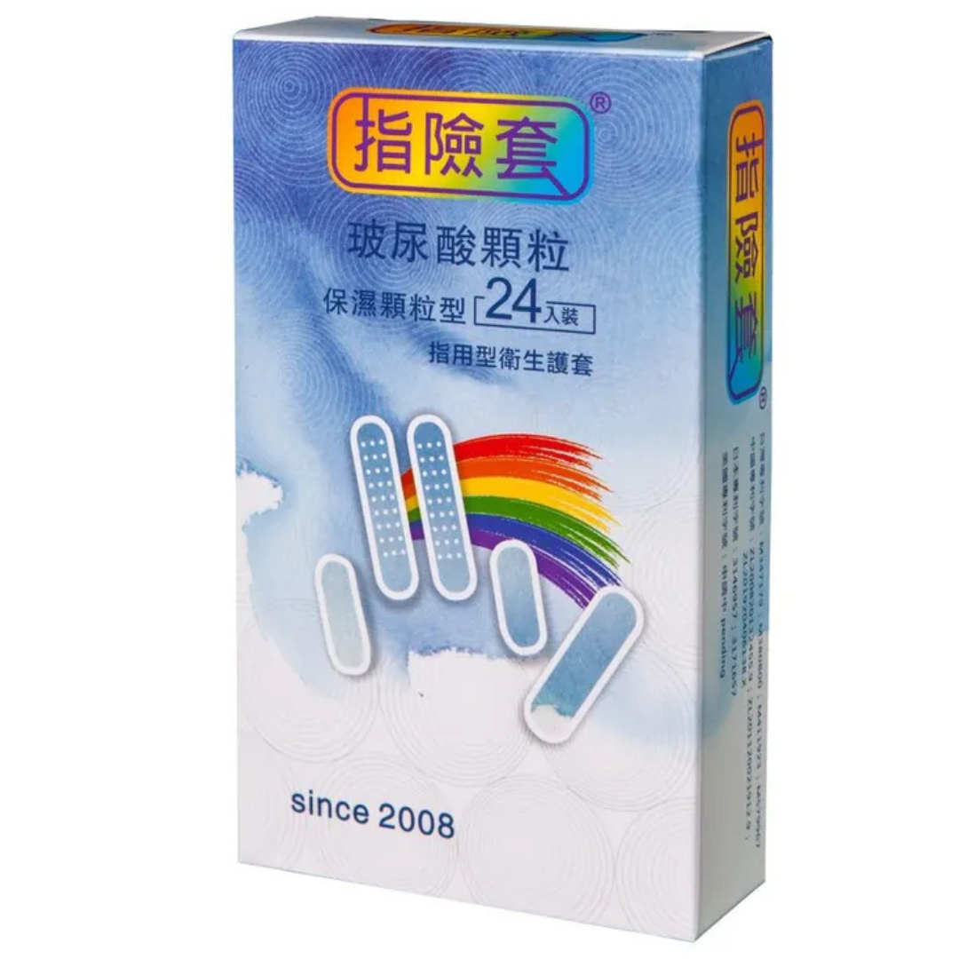 Findom Hyaluronic Acid Moisturizing 24's Pack Latex Finger Condom