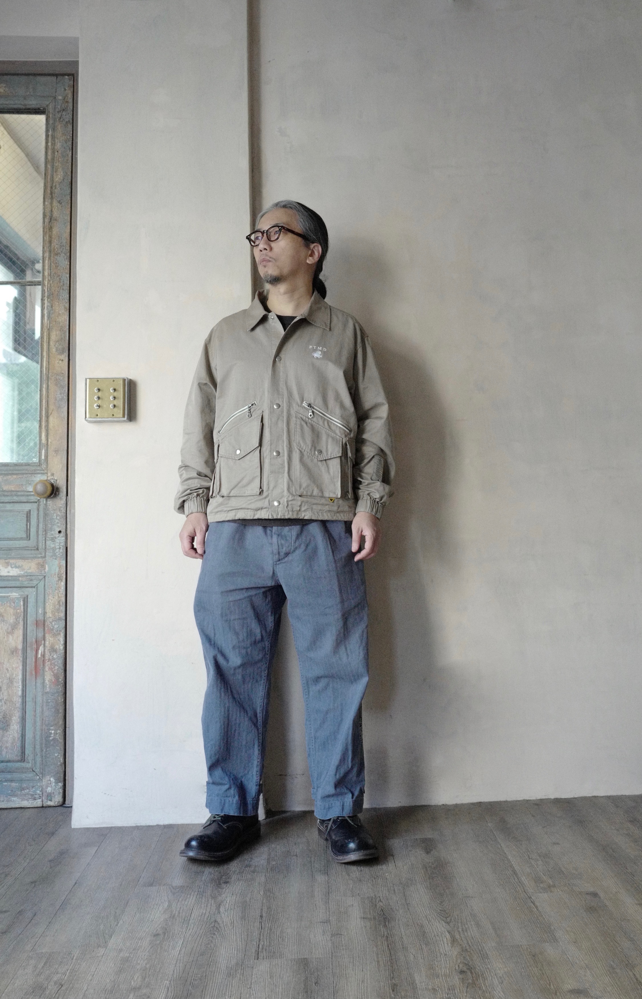 Club Stubborn CS x FTMD. Coach Jacket - Seneca Rock