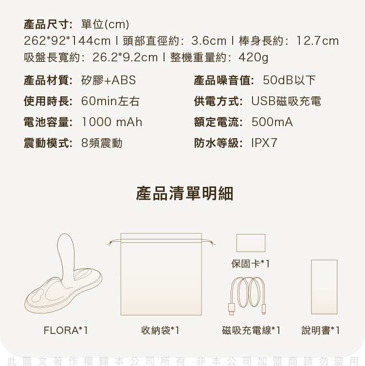 ZALO Flora 多功能震動按摩墊