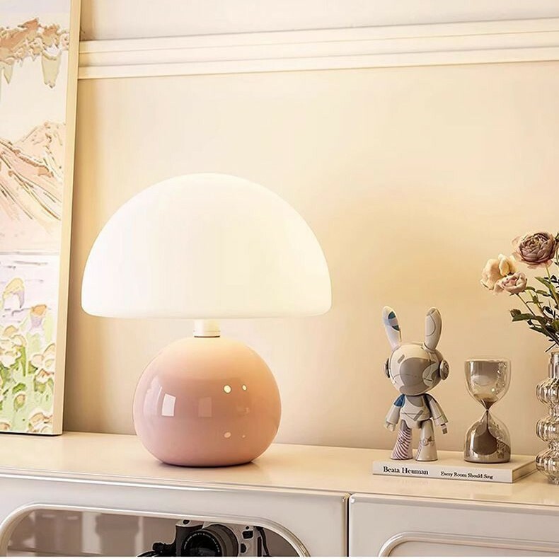 《5655》蘑菇三色調光小檯燈