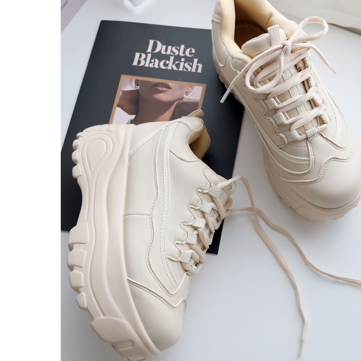 超好走女鞋 繫帶厚底運動鞋【FT8046】