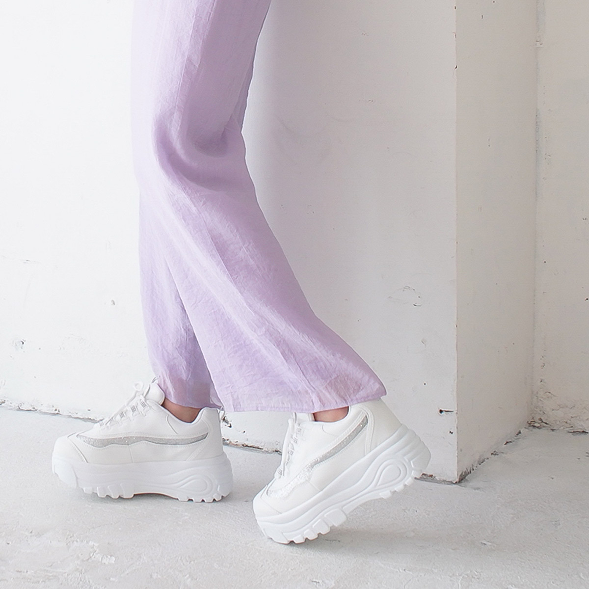 超好走女鞋 繫帶厚底運動鞋【FT8046】