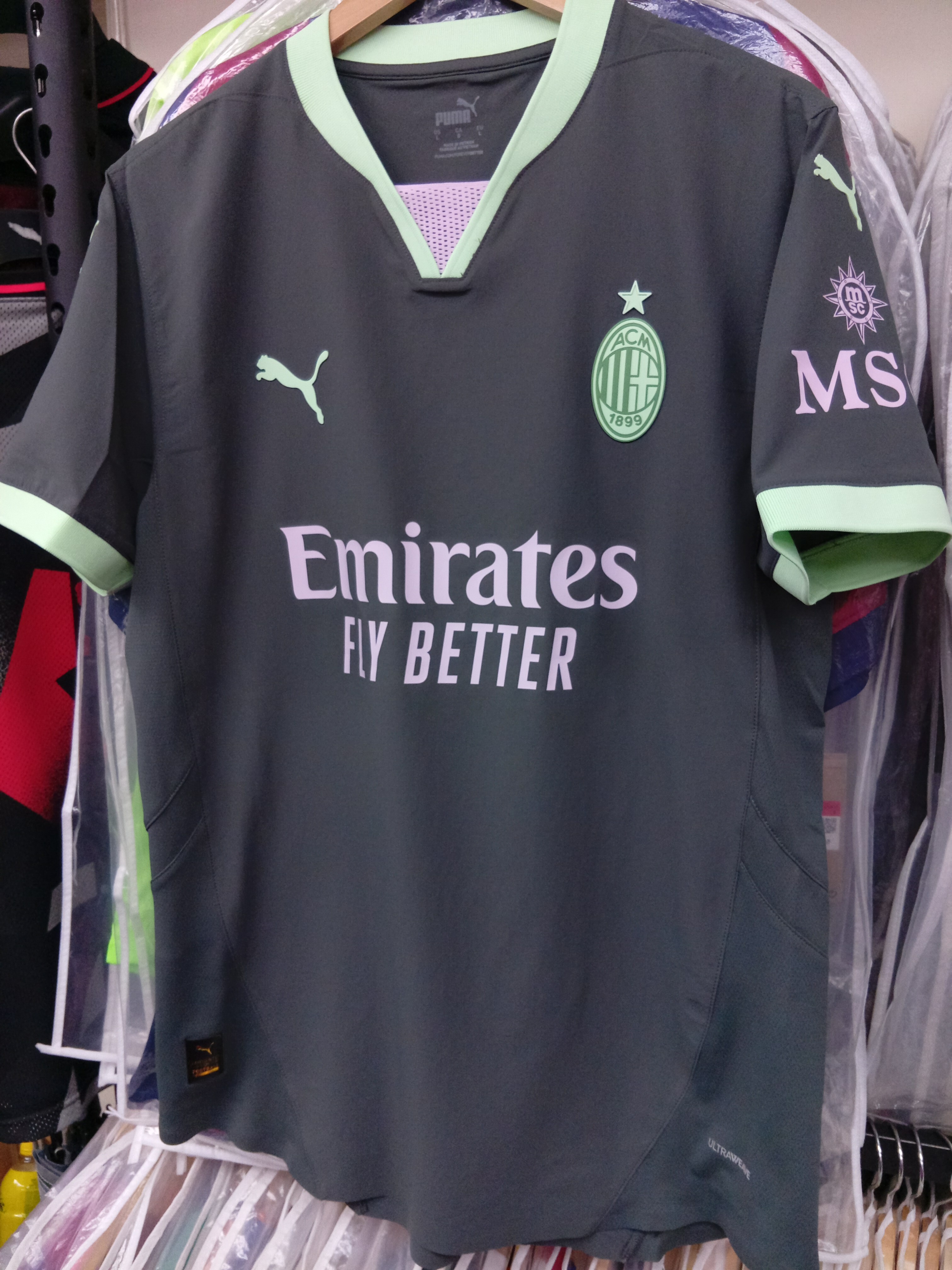 24-25 AC米蘭二客球員版球衣