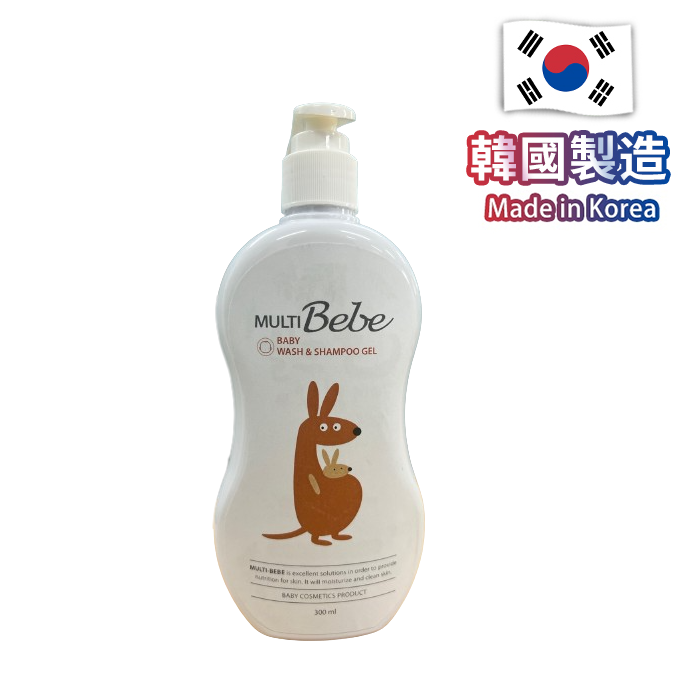MULTIBebe - 嬰幼兒洗髮沐浴露 300ml