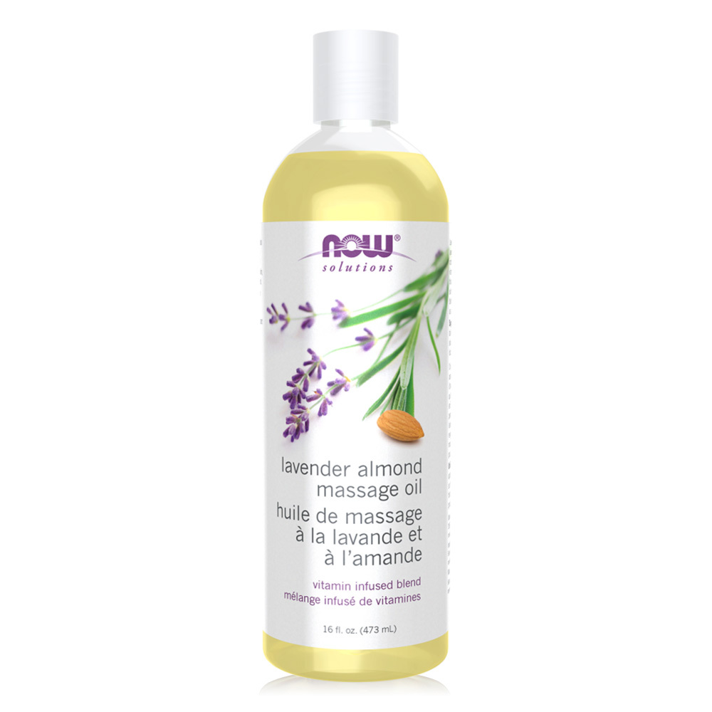 限時68折!【NOW】薰衣草杏仁按摩油 (16oz/473ml) Lavender Almond Massage Oil