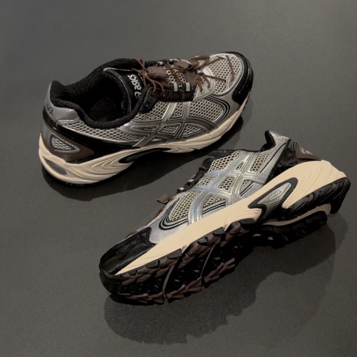 Asics Gel-Kahana TR V4 咖啡黑銀