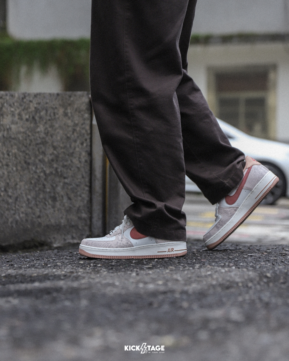 男鞋 NIKE AIR FORCE 1 '07 LV8 'Snakeskin Pack' 粉蛇紋 蛇鱗 經典 休閒鞋【HF2898-100】AF1