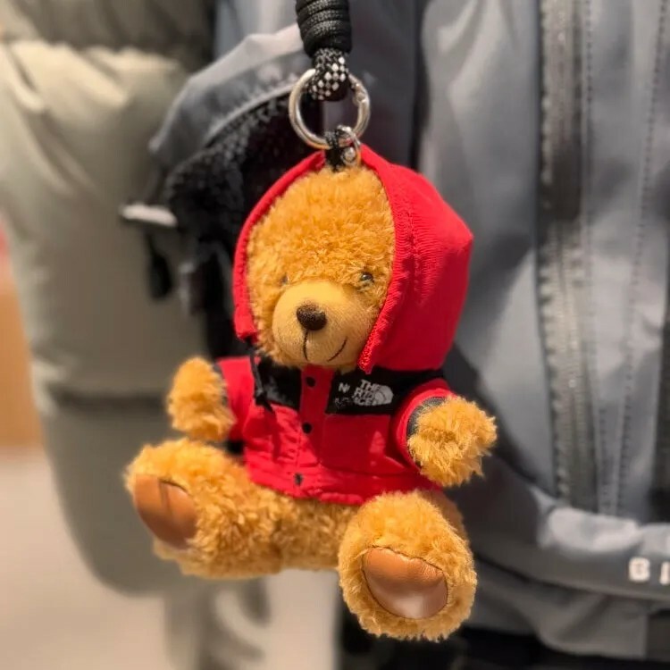 "現貨" THE NORTH FACE 北臉外套小熊鑰匙圈