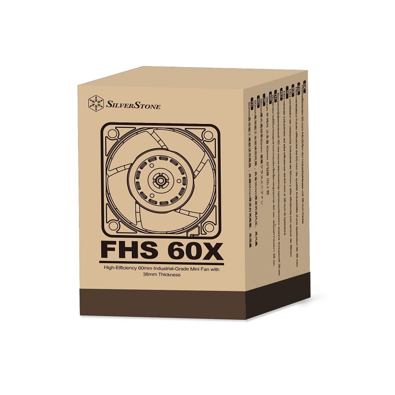 米特3C數位–SilverStone 銀欣 FHS 60X 60mm高效能工業級迷你風扇/SST-FHS60X