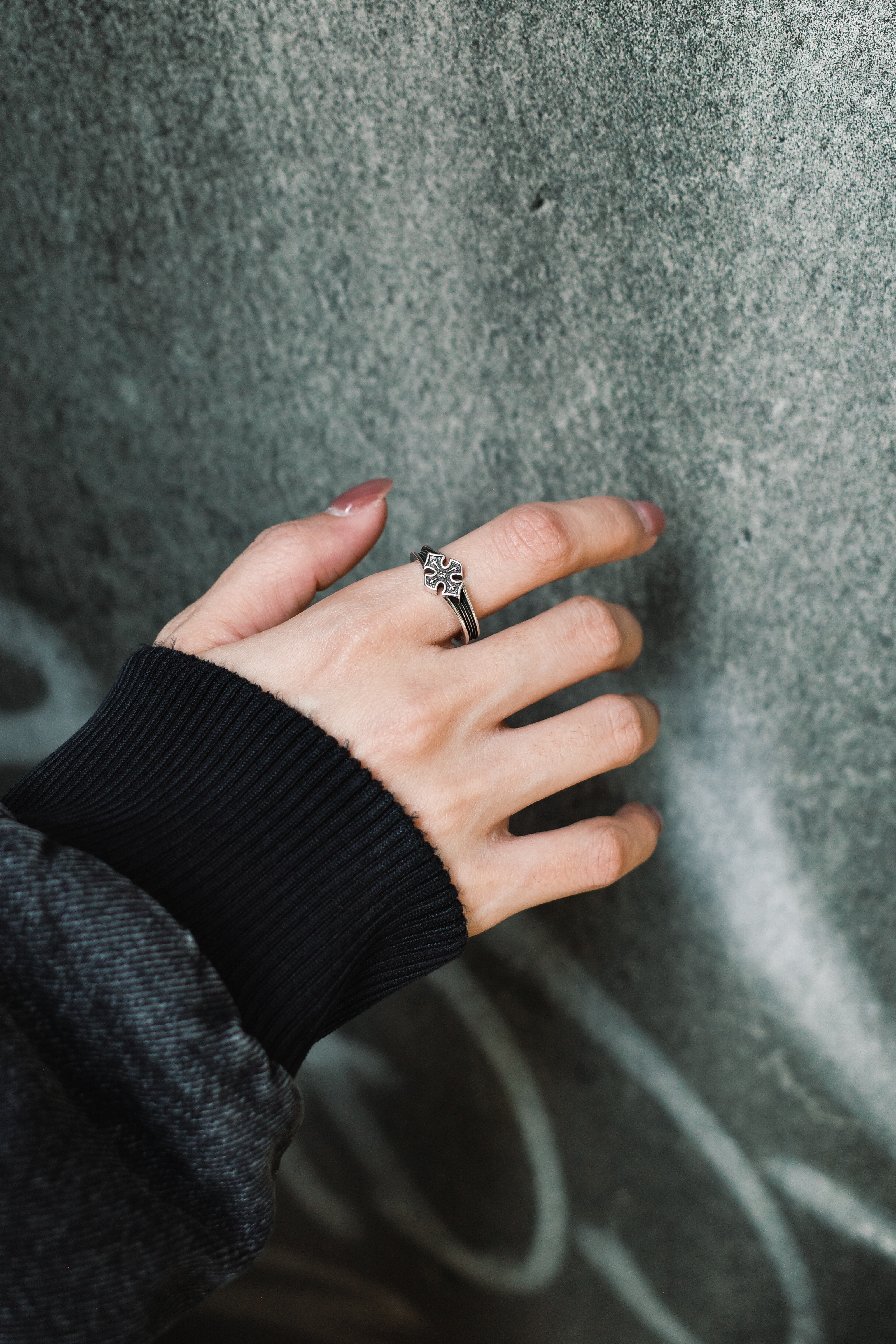 『Always_Good』十字架 電鍍 銅戒