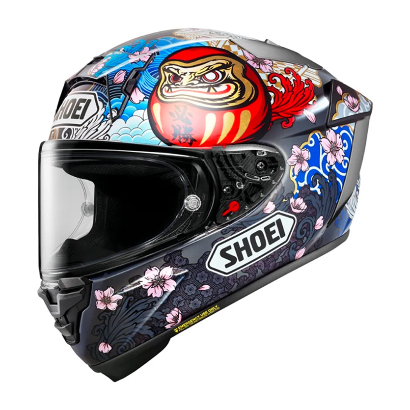 セキュリティ・セーフティ SHOEI X-Fifteen MARQUEZ BARCELONA Shoei X-Fifteen Marquez Barcelona Full Face Street Helmet