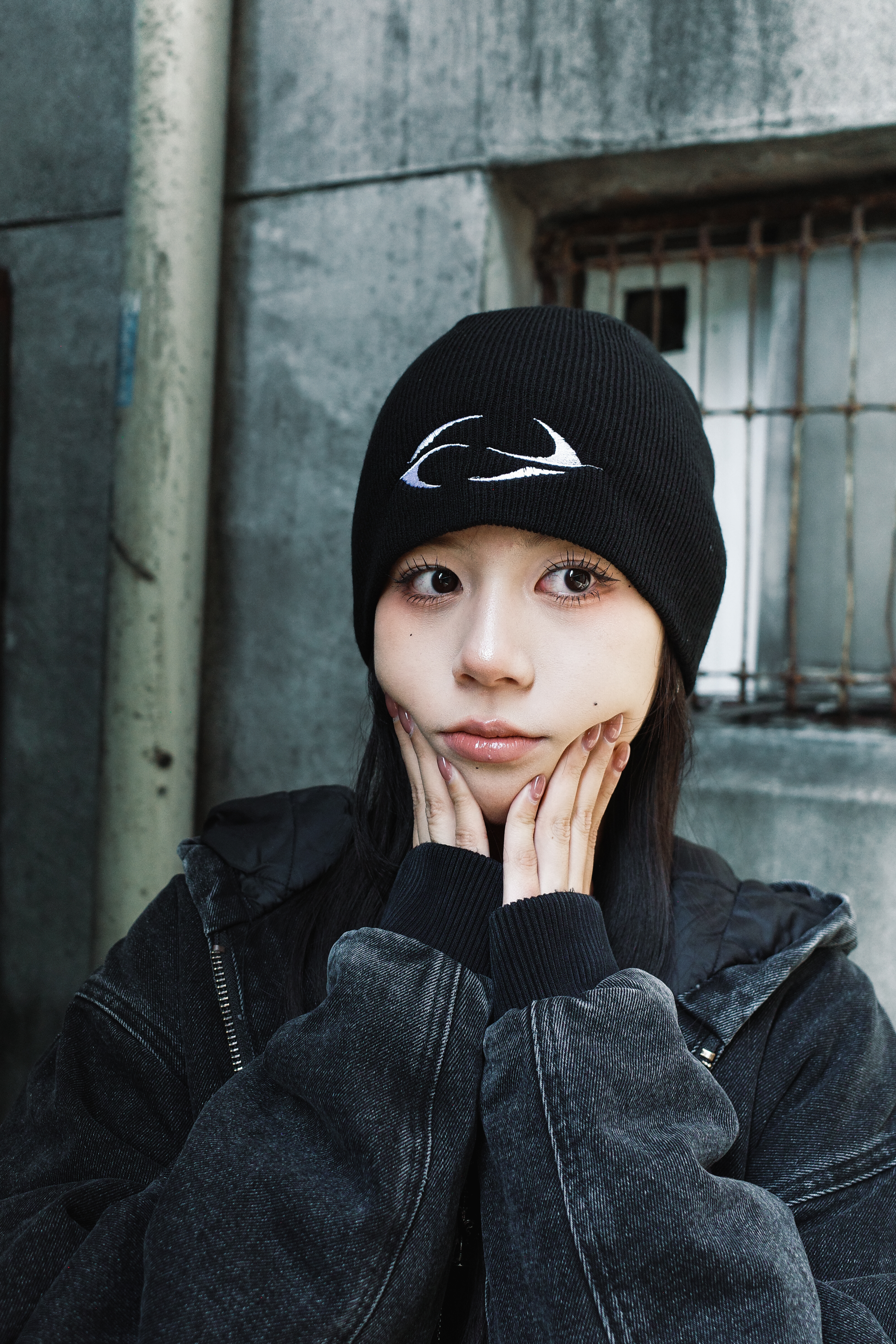 『Always_Good』刺繡 針織 毛帽