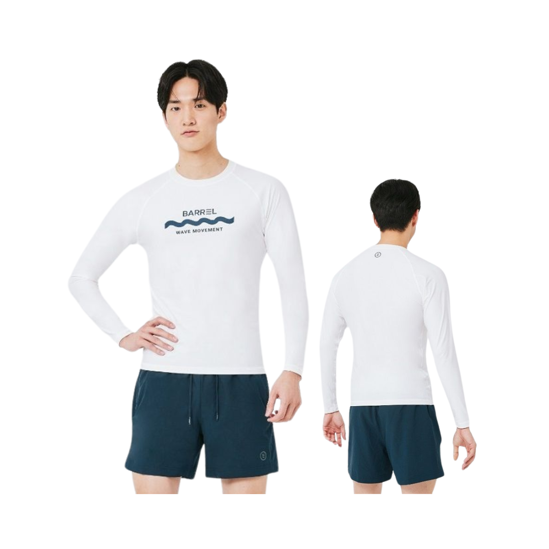 ▲BARREL RESORT度假 男款防曬衣 OFFWHITE