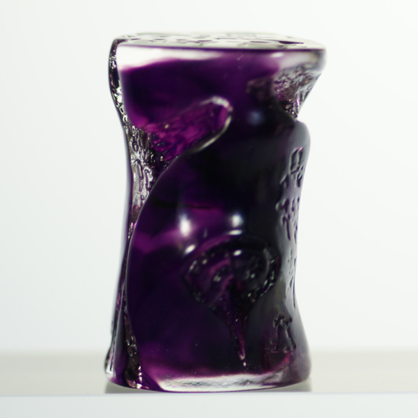 鹿港窯｜無心是道琉璃印章｜脫蠟工藝之美｜心淨隨緣的禪意藝術