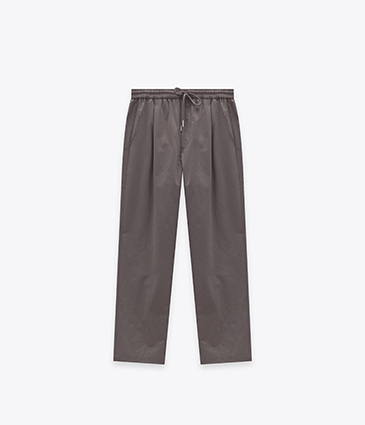 日常抽繩寬版錐形褲