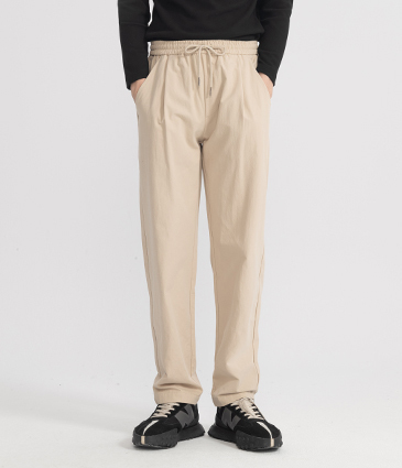 日常抽繩寬版錐形褲