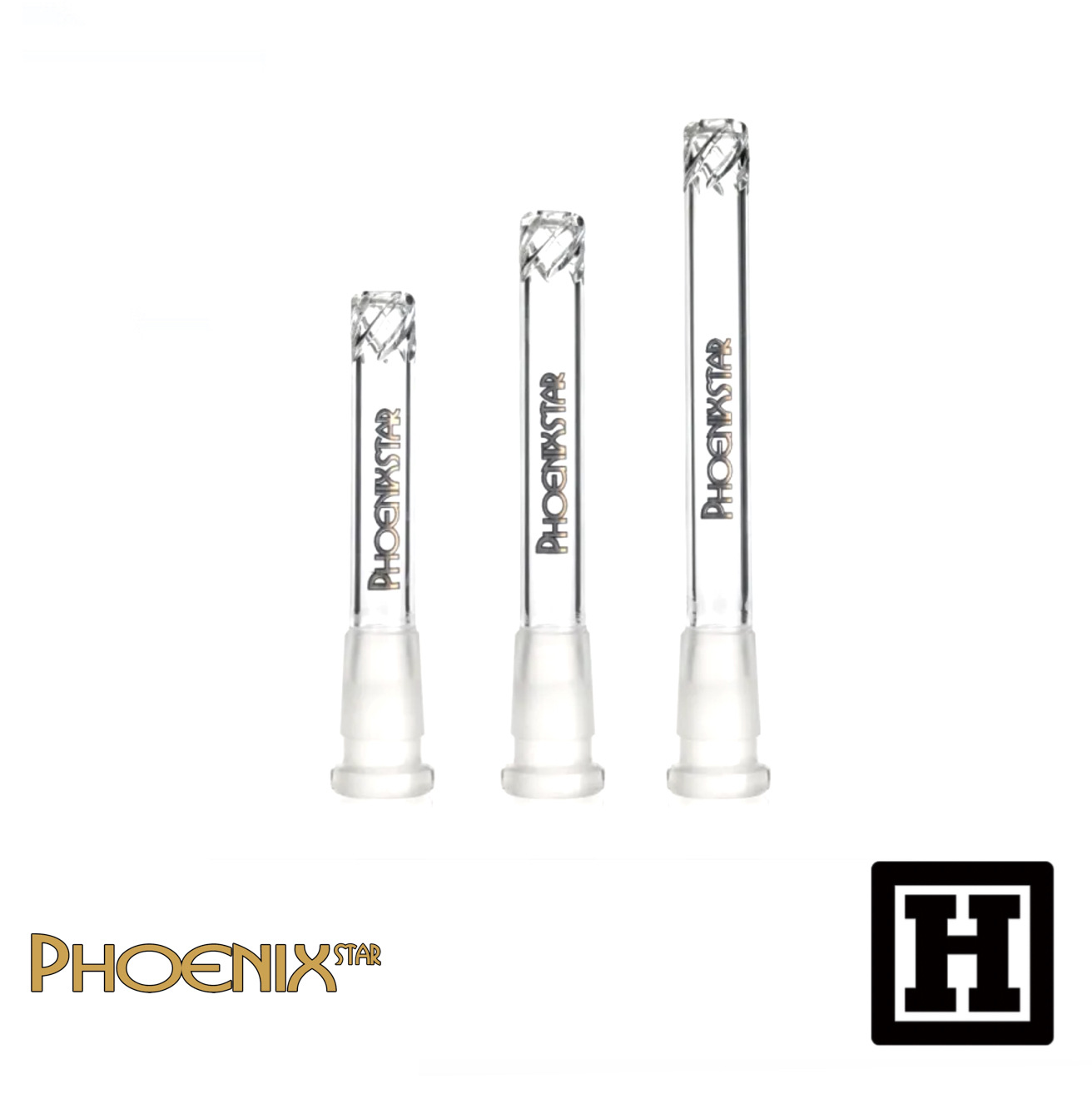 Phoenix Star 螺旋型 玻璃下導管